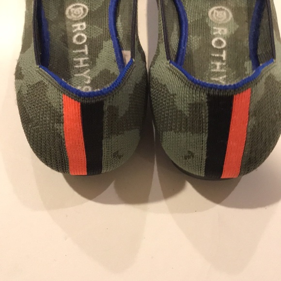 Rothy’s Round toe flats green camo 10.5 vguc - Picture 5 of 9